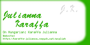 julianna karaffa business card